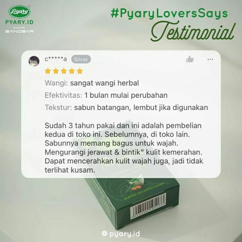 SABUN ARAB | PYARY NALPAMARA | HERBAL | BOOM | ORIGINAL