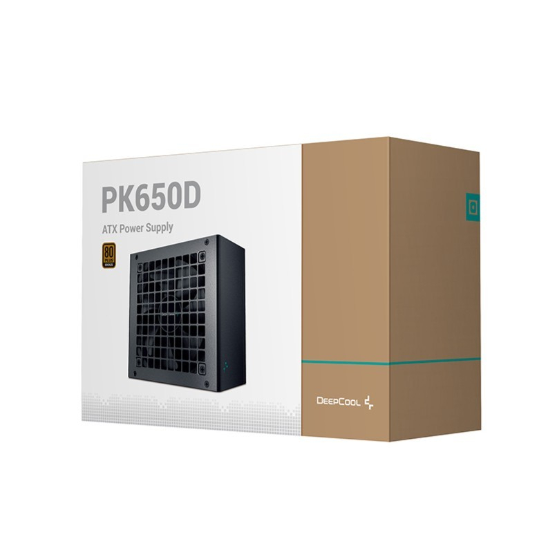 POWER SUPPLY DEEPCOOL PK650D - 650W 80+ BRONZE All Flat Cable
