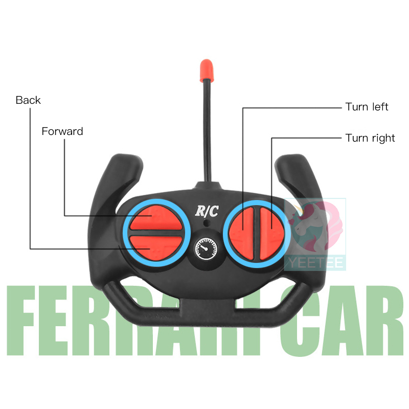 Dengan baterai✅USB RC Car LED Remote Control Sports Car I 1/18 Scale Electric Toy I Vehicle High Speed with Headlights for Kids Gifts