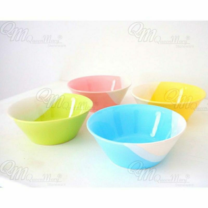 Mangkok Keramik Toyoki V6 Mangkok Bakso Mangkok Warna -+16cm