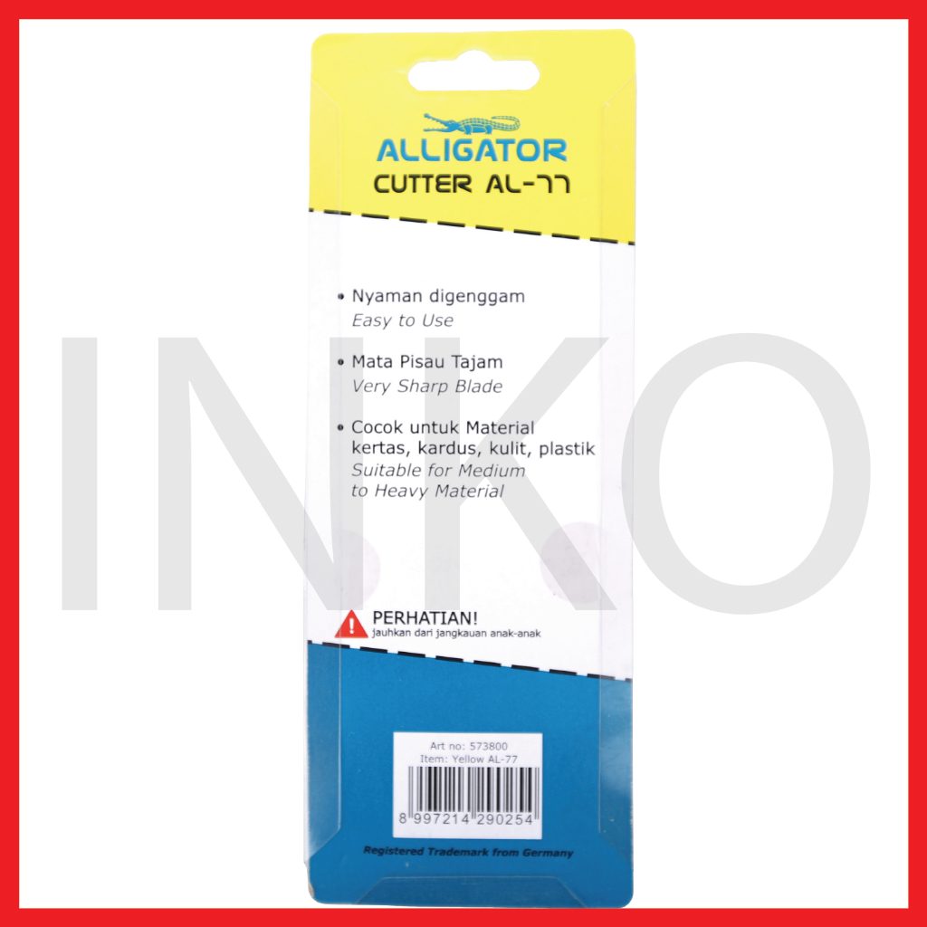 

ALLIGATOR CUTTER YELLOW AL 77