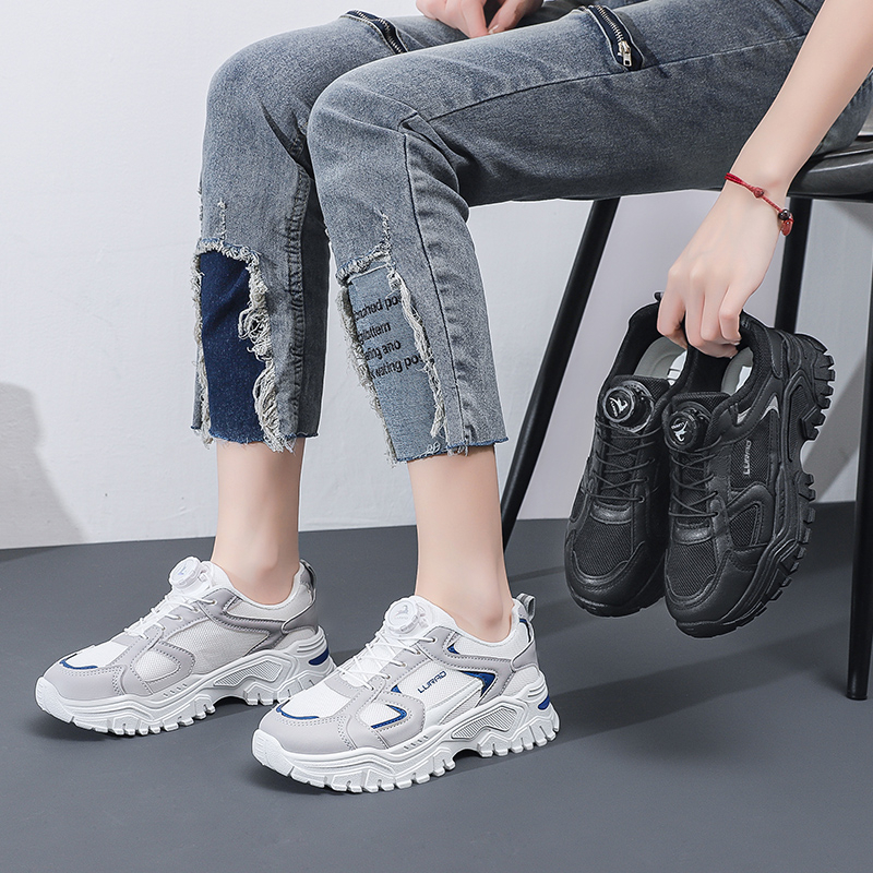 LURAD Sepatu Putih DLX111 Sepatu Wanita Model Terbaru Import China Trandy Fashionabel Sepatu Kasual