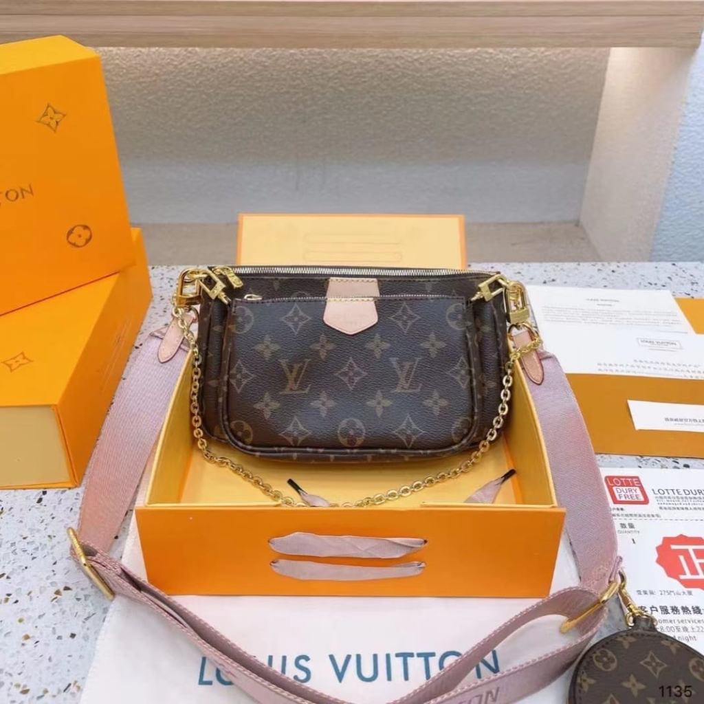 0850 L Vuitton Pøchette Multi 3in1 Ada no Seri (Free Sarung+BubbleWrap)