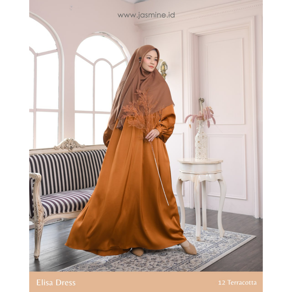 ELISA DRESS Gamis Jasmine by Lidia Hadiwinoto