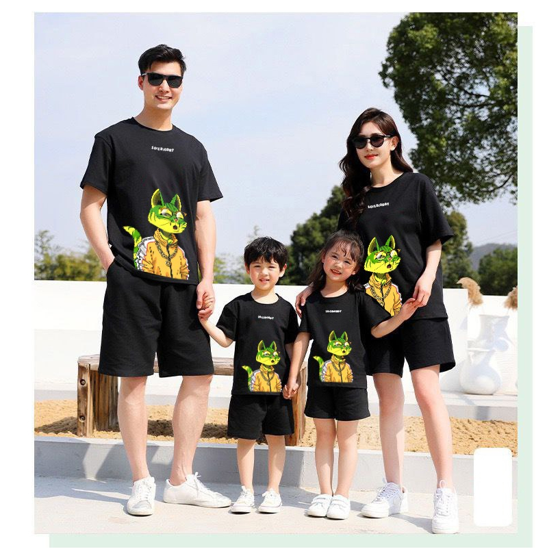 Mokokomo T-shirt Baju Couple Keluarga CM1 Kaos Couple Atasan Couple Keluarga