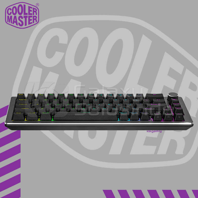 Cooler Master CK720 Grey RGB 65% Mechanical Gaming Keyboard - Kailh Box V2 White Switch