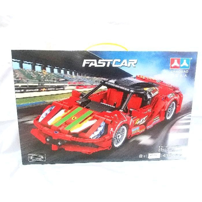 Brick Chaobao Fast Car Ferrari 0347