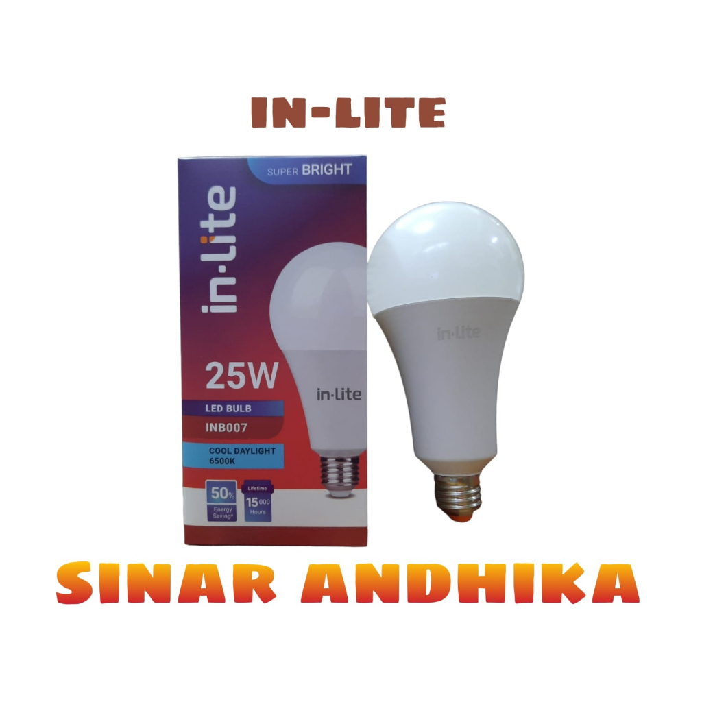 LAMPU LED BULB 25 WATT IN-LITE INB007