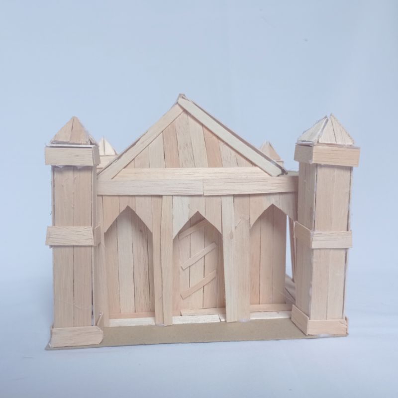 

Miniatur Masjid Stik Eskrim bisa Request