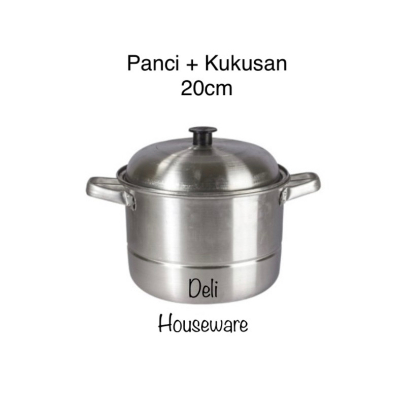 Panci Kukusan / Dandang Aluminium / Panci Masak Kukus