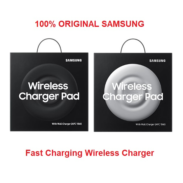 SAMSUNG Wireless Charger Pad Fast Charge with Charger 15W Original