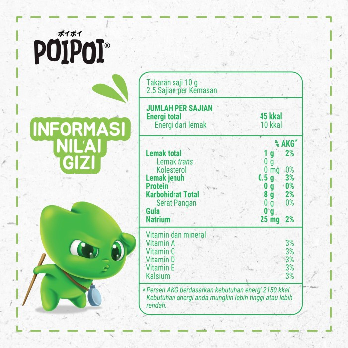 Poipoi Snack Baby Vegie - Milky - Mixed Fruit - Snack Jajanan Cemilan Bayi dan Anak