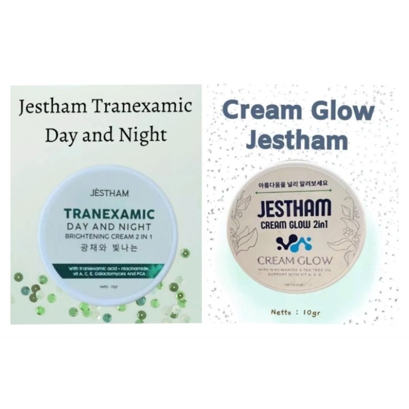 SIAP KiRIM !! jestham cream glow 2in1/ krim korea/ collagen jestam/ minuman pemutih jestham/ bleachi