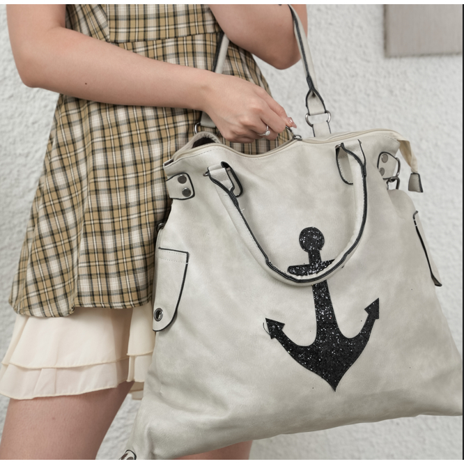 Tote Bag Anchor Tas Bahu Wanita Women Bags 10332