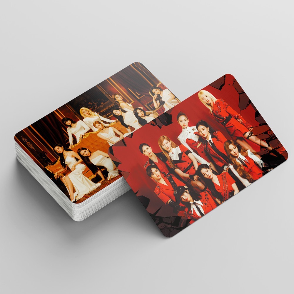 [kstuffind] TWICE THE FEELS LOMO CARD PHOTO KARTU FOTO PC TWICE ONCE MURAH 54PCS PCS 54