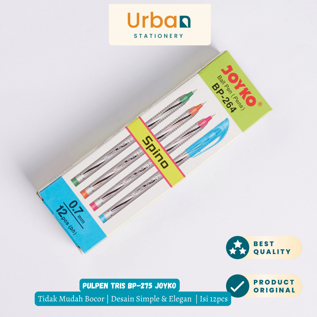 

Ball Pen / Pulpen / Pena Joyko BP-264 Spino 0.7 mm 1 lusin