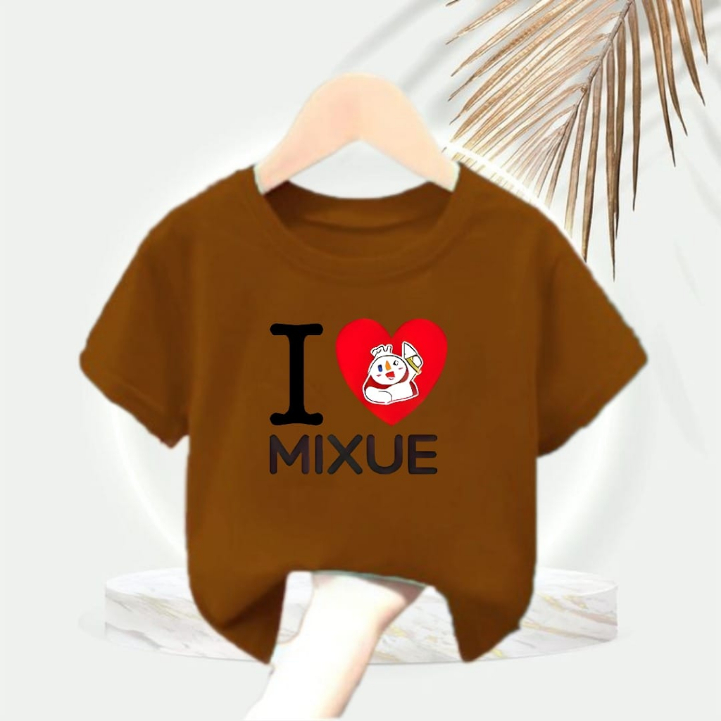 Kaos Vistaterry Baju Anak-anak Love Miksu