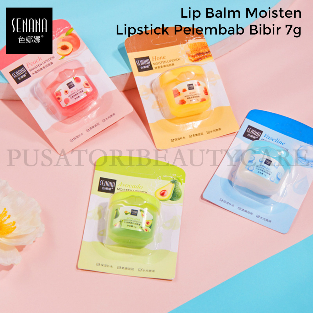 SENANA Lip Balm Moisten Lipstick Pelembab Bibir 7g