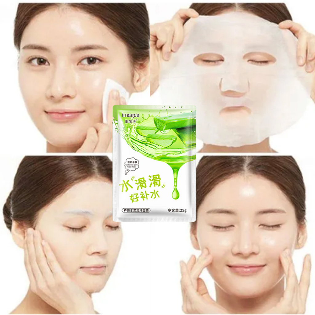 IMAGES Masker Honey Blueberry Aloe Vera Facial Mask