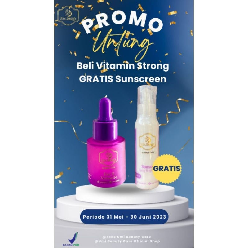 PROMO VITAMIN STRONG UBC UMI ALFATIH GRATIS SUNCREEN