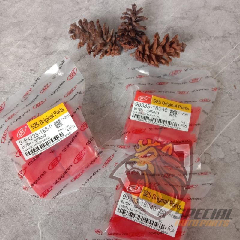 1SET KARET ANTING PER PANTHER DEPAN BELAKANG