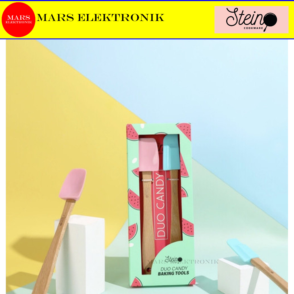 SPATULA STEIN COOKWARE DUO CANDY / SPATULA SILICONE STEIN / BAKING SPATULA