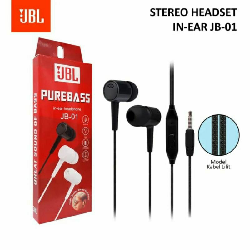 Handsfree Earphone Handset JB-01 superbass music Audio