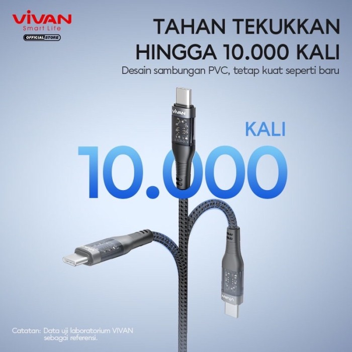 Vivan EXPLORE-CC/EXPLORE-CL Kabel Data &amp; Charger Quick Charging 3.0 PD