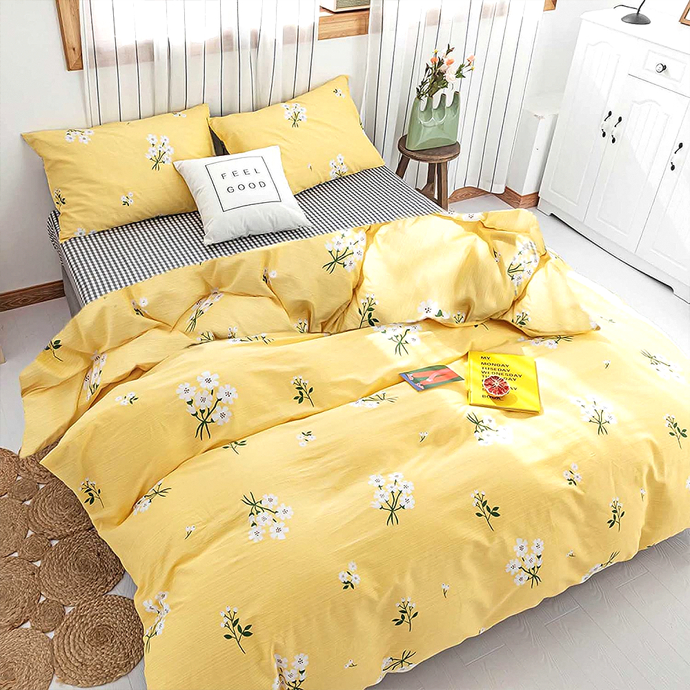 SPREI HOMEMADE AESTHETIC 90x200x20 SUDUT KARET (FREE SARUNG BANTAL GULING) / SEPREI SEPRAI SPREI AESTHETIC HOMEMADE TINGGI 20cm MOTIF TERBARU SQUARE KOTAK-KOTAK BUNGA KINTAKUN LOVELY KARAKTER ANAK