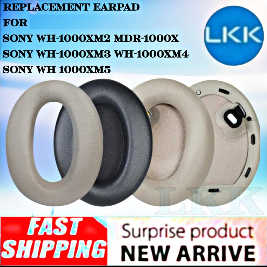 Bantalan Earcup Earpad Busa Headphone Sony - WH 1000xm2 1000xm3 1000xm4 1000xm5 - MDR 1000x - WH1000
