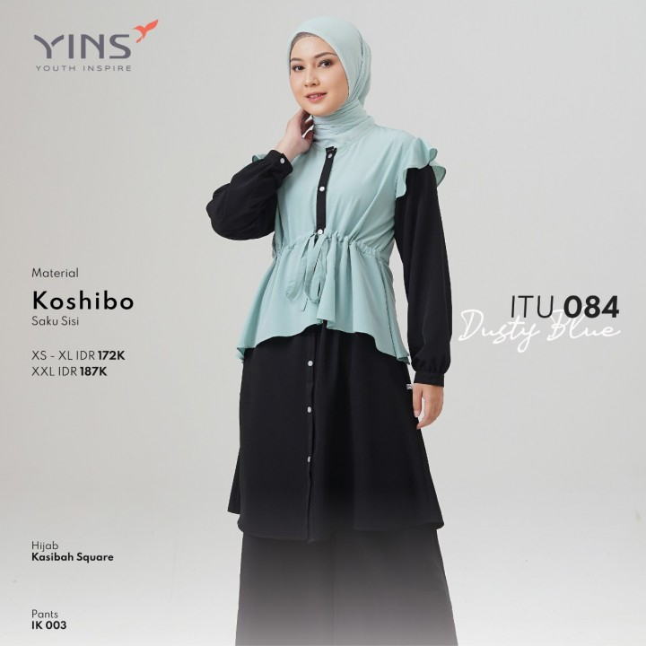 INSPIRE TUNIK TERBARU ITU 084/ TUNIK NIBRAS/ TUNIK REMAJA/ TUNIK DEWASA/ ATASAN WANITA