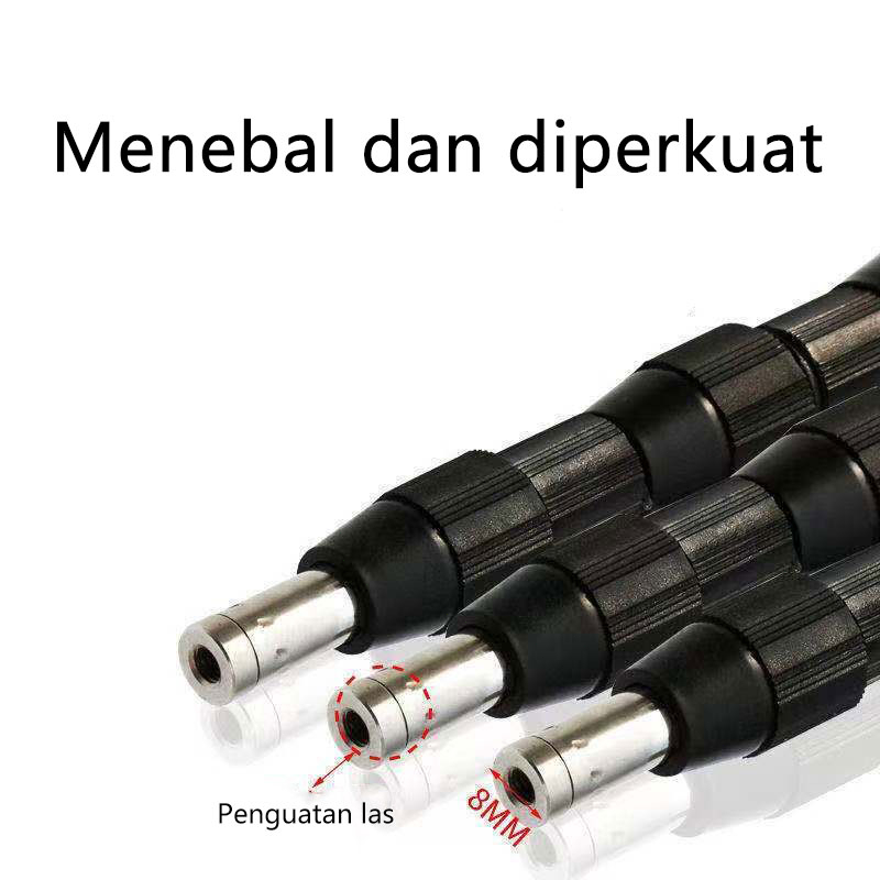 10M Tongkat Panjang Untuk Petik Buah metal fruit picker / Gergaji Pemangkasan Cabang Ranting Dahan Benalu Tiang Tongkat Teleskopik