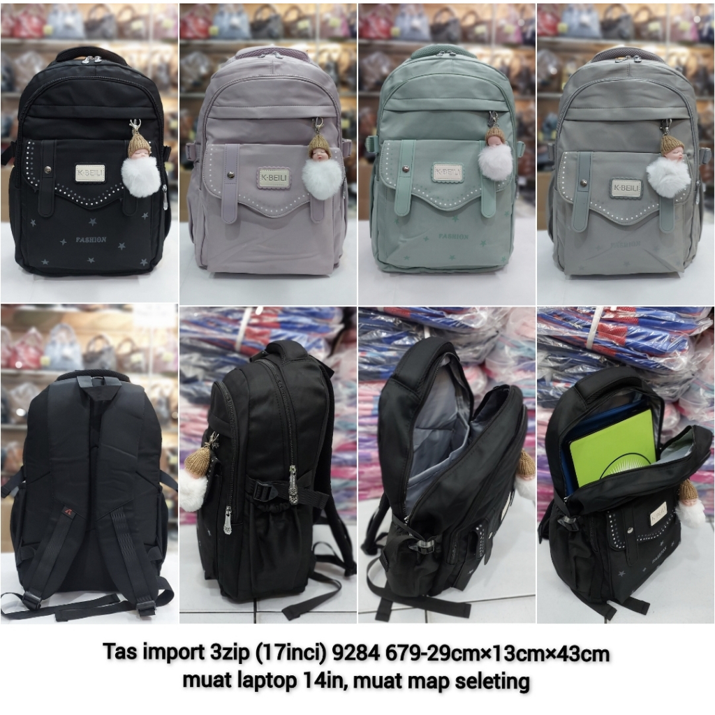 BACKPACK SD SMP SMA anak perempuan bahan dasar yang premium dan lebih berkualitas.