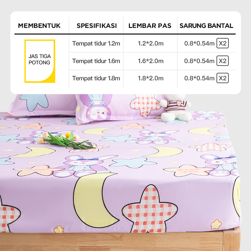 Bedcover Selimut Bahan Pollyster Varian Lucu Halus Lembut