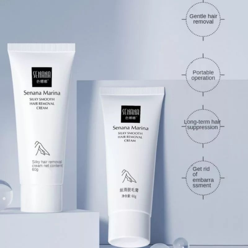SENANA Hair Remover Penghilang Bulu Rambut Kaki Ketiak Whitening Cleanses Skin