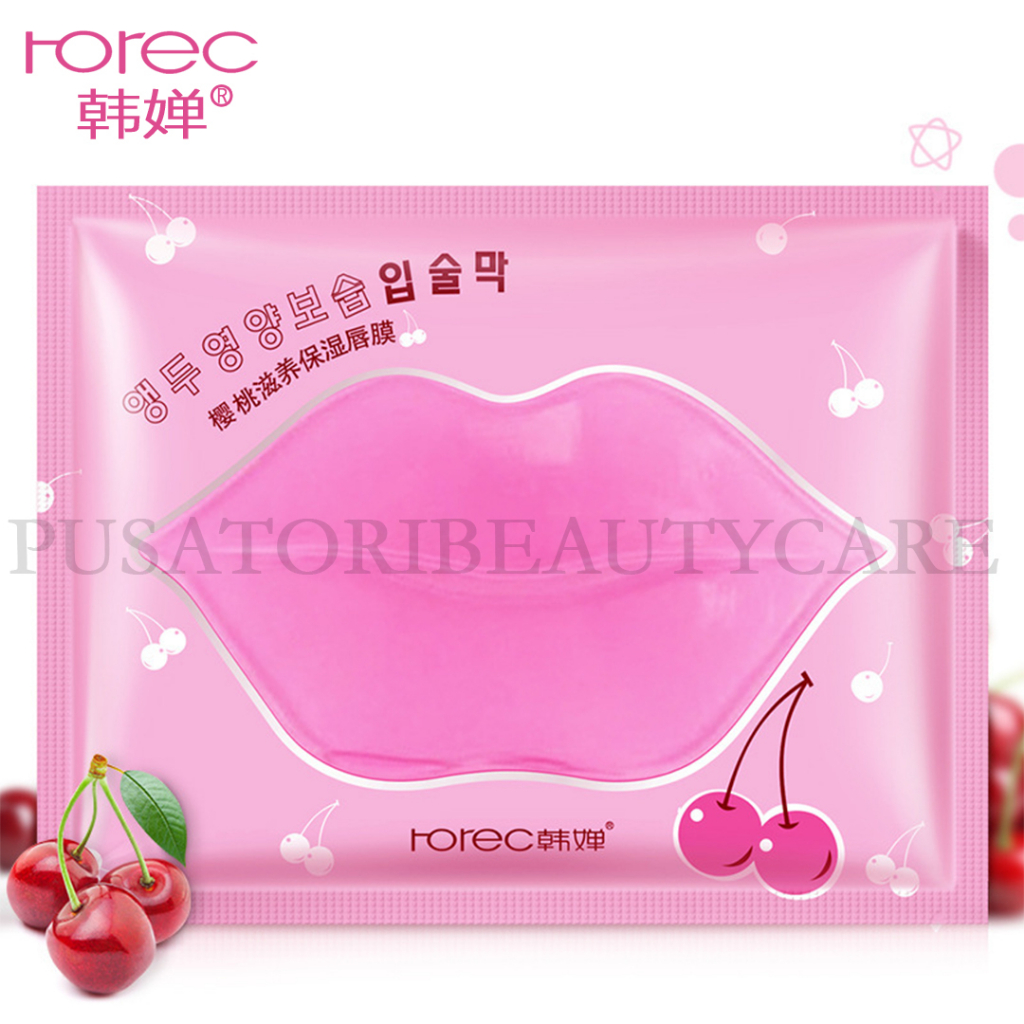 HCHANA / ROREC Masker Cherry Moisturizing Lip Membrane Masker Bibir