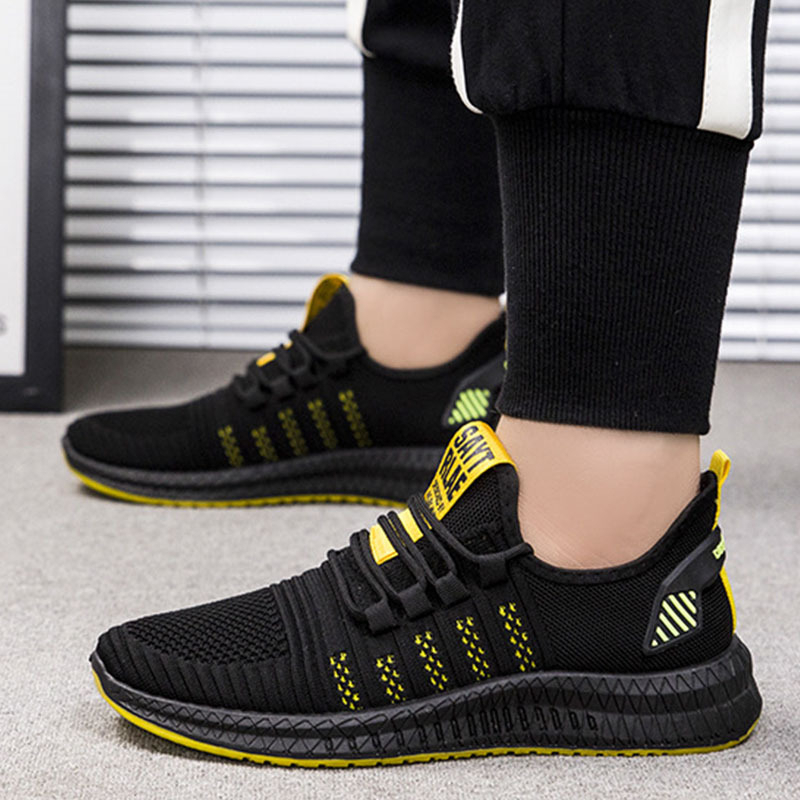 COD Highland Sepatu Sneakers Pria Hitam Sepatu Kanvas Jalan Casual Sepatu Pria Buat Jalan Running Sport Shoes IMPORT MR112