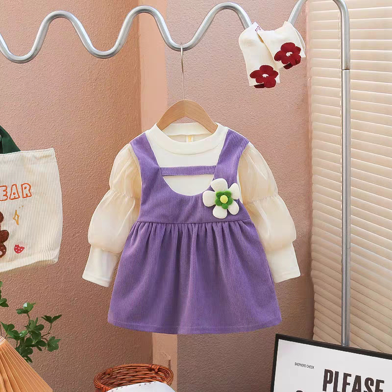 Bayi - 2 Tahun | Dress Jang Mi Style Korea - Dres Fashion Korean Baby Baju Anak Perempuan Kualitas Import Gaun Overall Babycinnamon