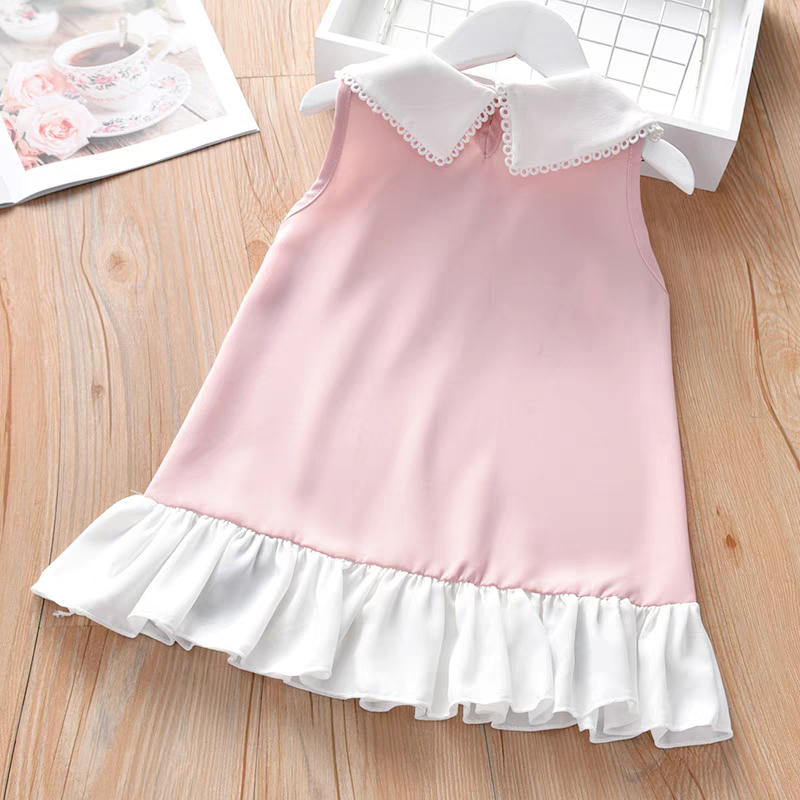 Bayi - 2 Tahun - Dress Anak Yin Hua Korea Style | Dress Premium Kualitas Import Baju Anak Perempuan Gaya Korean Dres Lengan Pendek Dress Kensi Babycinnamon