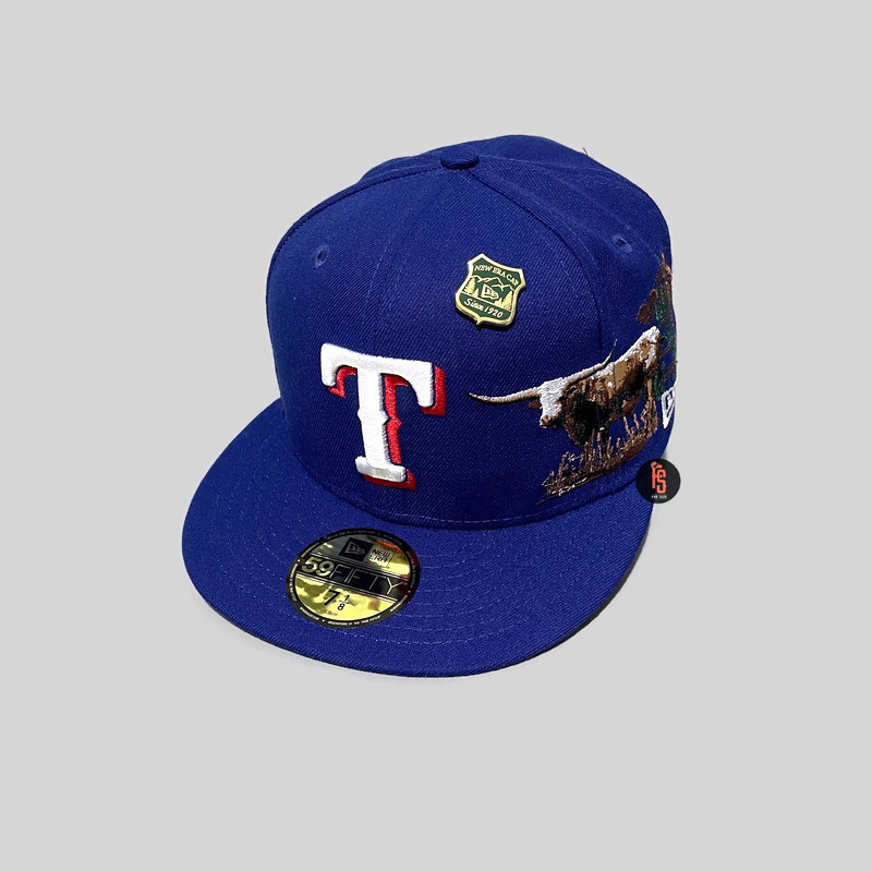 TOPI NEW ERA ORIGINAL 5950 STATE PARK TEXAS RANGERS BLUE
