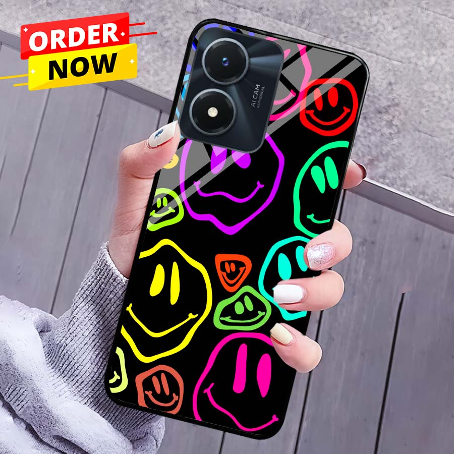 (ST33) Case Kilau Vivo Y02S | Casing Hp Vivo | Pelindung Smartphone Seven Case |  Neon