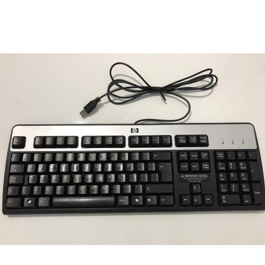 Keyboard USB HP LENOVO ACER LOGITEC Built Up Normal