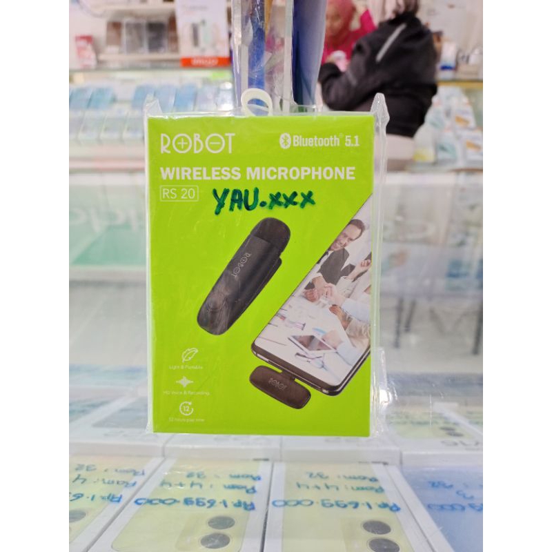 Robot wireless Microphone RS20 plasmaponsel