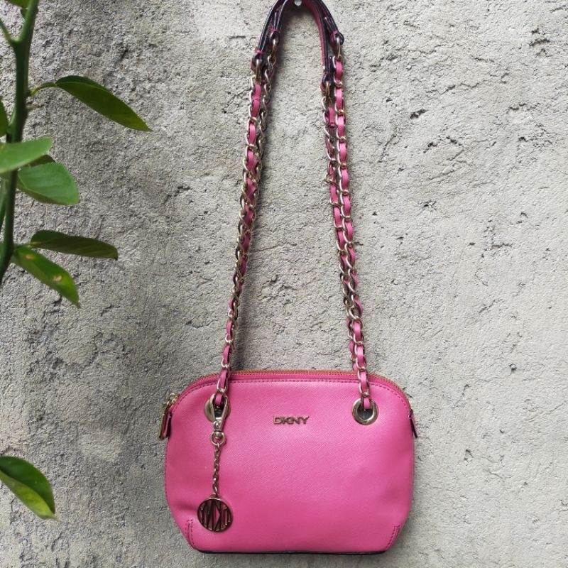 Tas wanita kulit asli DKNY