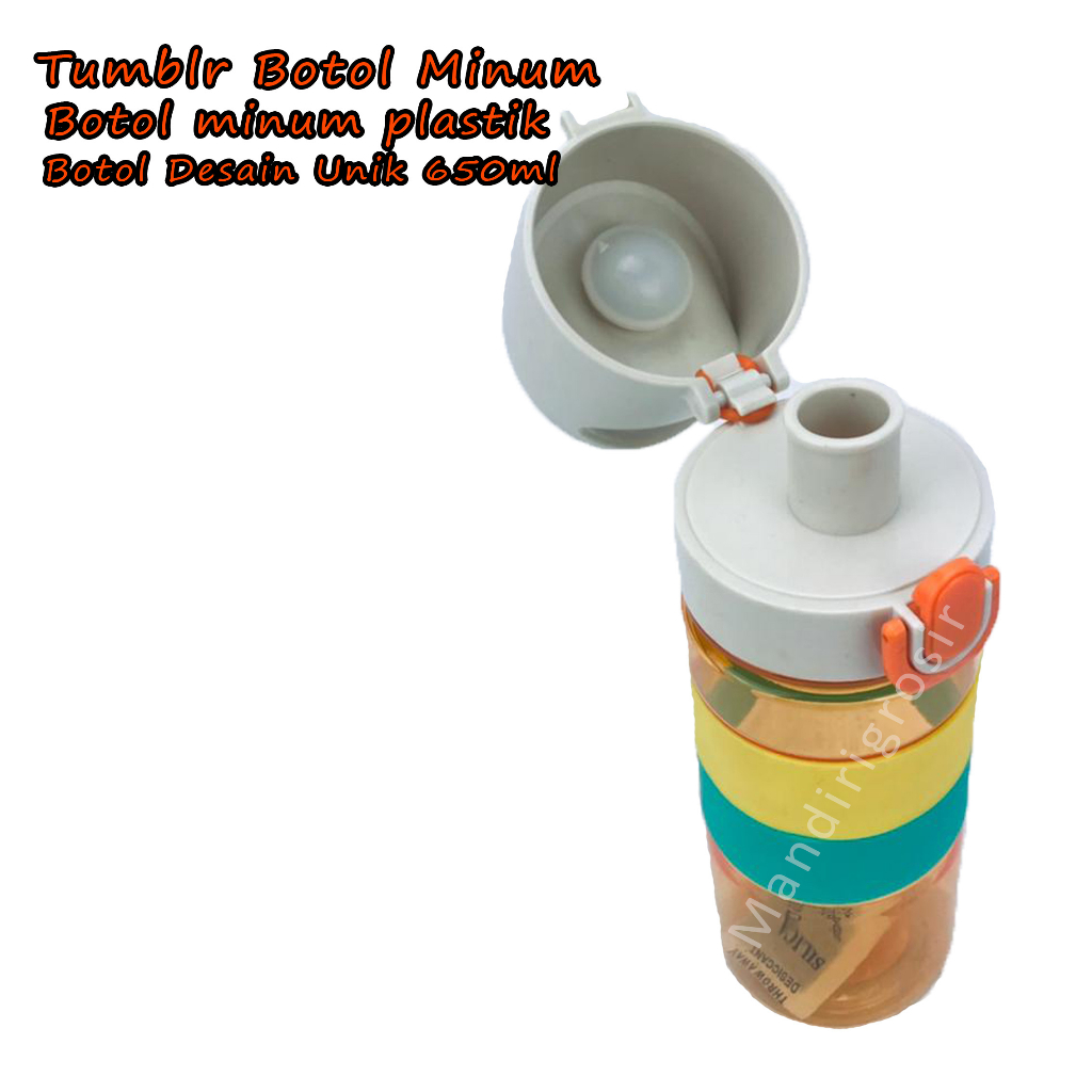 Botol Minum Unik* Tumbler* Botol Plastik* Botol 650ml