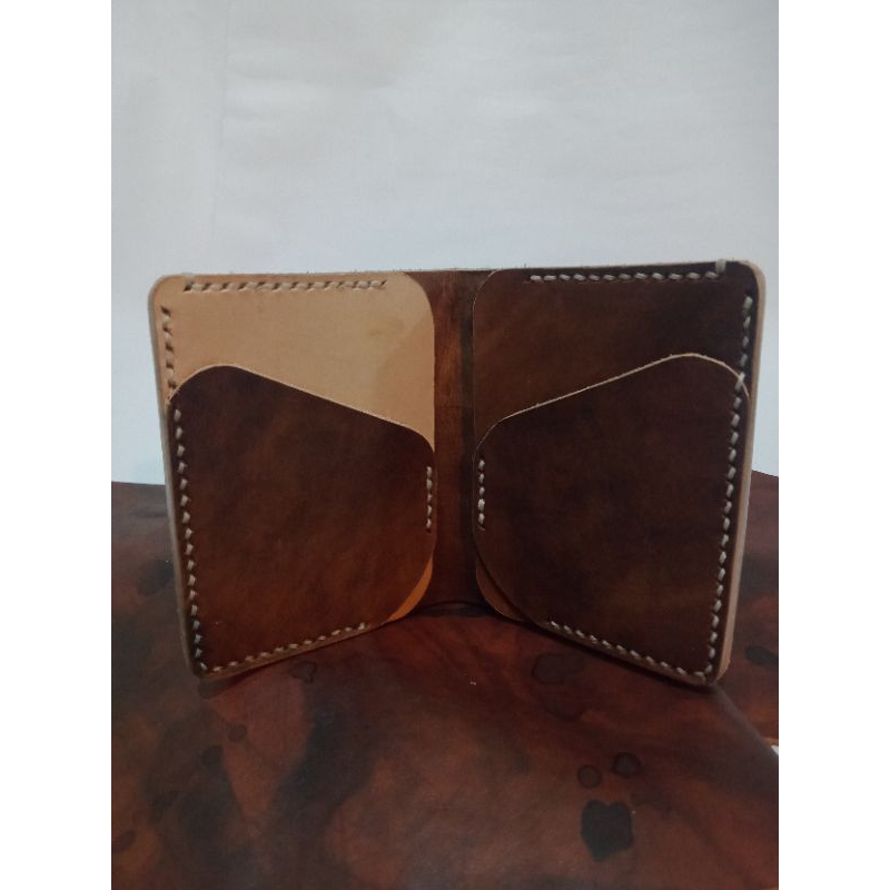dompet kulit simple dompet kartu