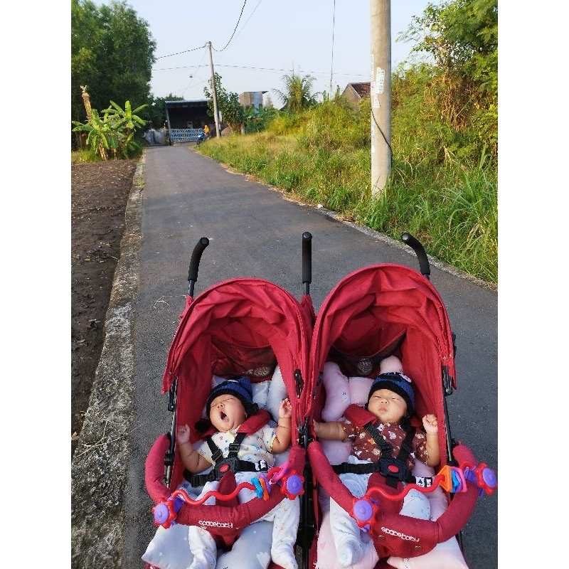 PRELOVED stroller kembar Spacebaby