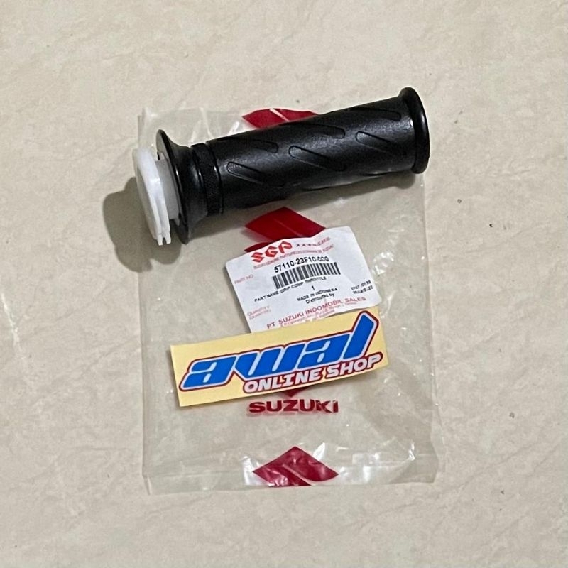 slogsong gas dan grip satria fu original Grip comp throttle satria fu ori