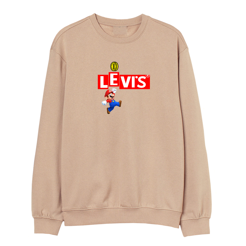 LEVIS Super Mario Crewneck Sweater Pria