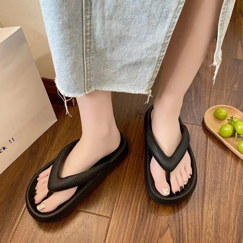 Sandal Japit Wanita Anti Slip Sendal Jepit Cewek Empuk Dipakai